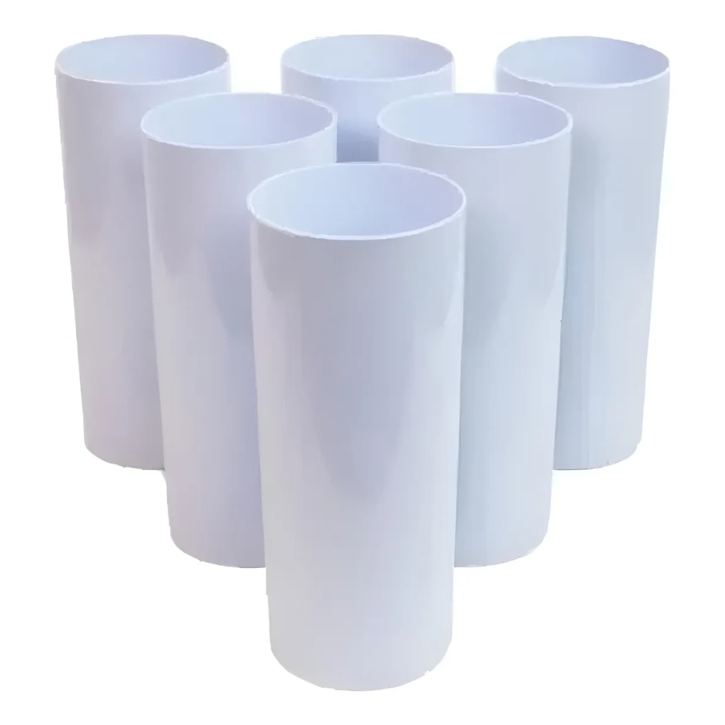 Copo Long Drink Kit Com 50 Copos Branco Liso Copo Long Drink Kit Com 50 Copos Branco Liso