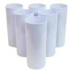 Copo Long Drink Kit Com 50 Copos Branco Liso Para Transfer