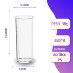 Kit Com 50 Com Long Drink Cristal 350ml