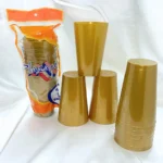 Kit 50 Copos Plastico Acrilico 200ml Lavável Coloridos