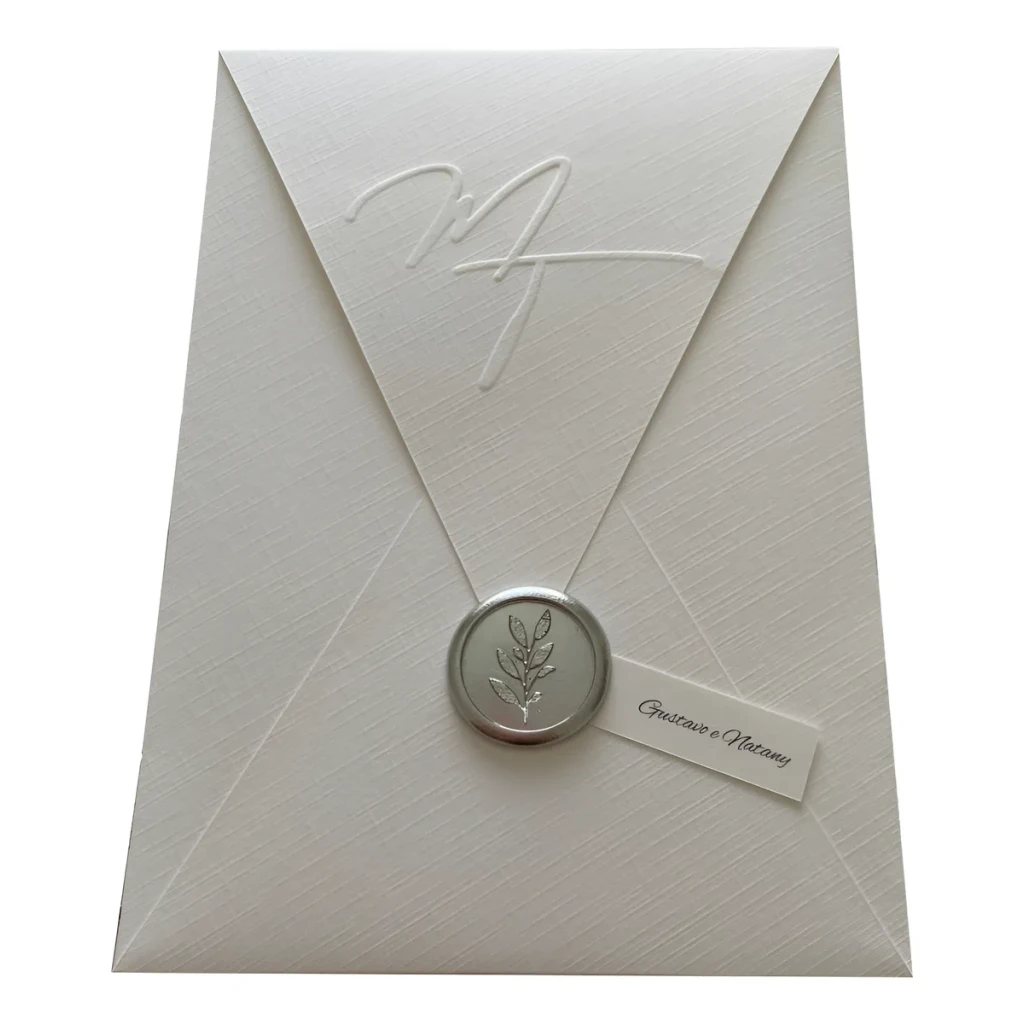 Kit 50 Envelopes Bico Com Relevo Pers+ Lacres De Cera Padrão Kit 50 Envelopes Bico Com Relevo Pers+ Lacres De Cera Padrão