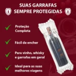 50x Protetor Inflável Para Transporte Vinho Cerveja Whisky