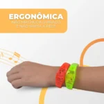 Kit 50 Pulseira De Led Pisca Ativada Por Som Conforme Batida Da Musica Festa Casamento Balada Formatura Tippi