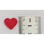 Kit 500 Aplique Coração 1,5 Cm No Eva Liso ( Sem Adesivo )