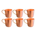 Kit 6 Canecas Em Cobre Moscow Mule