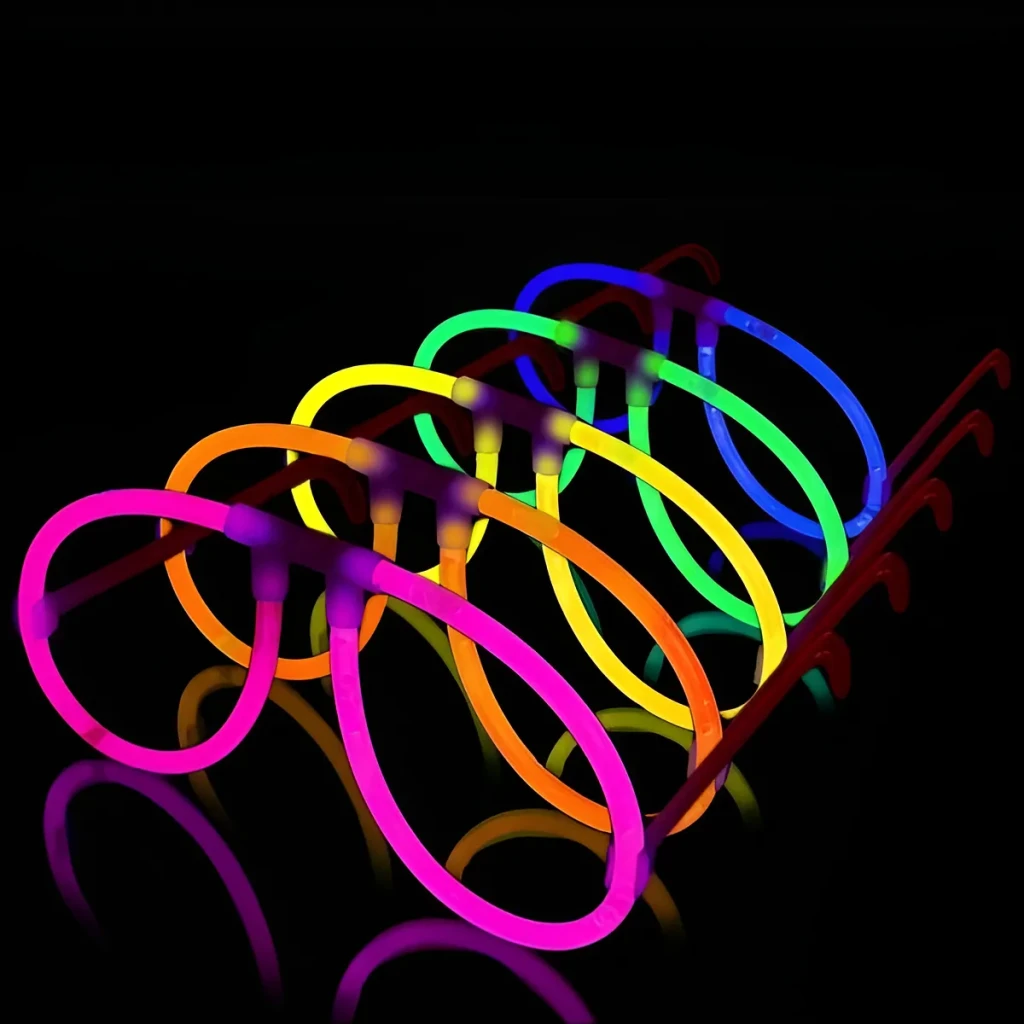Kit 6 Oculos Neon Brilha No Escuro Festas Casamentos Baladas Kit 6 Oculos Neon Brilha No Escuro Festas Casamentos Baladas