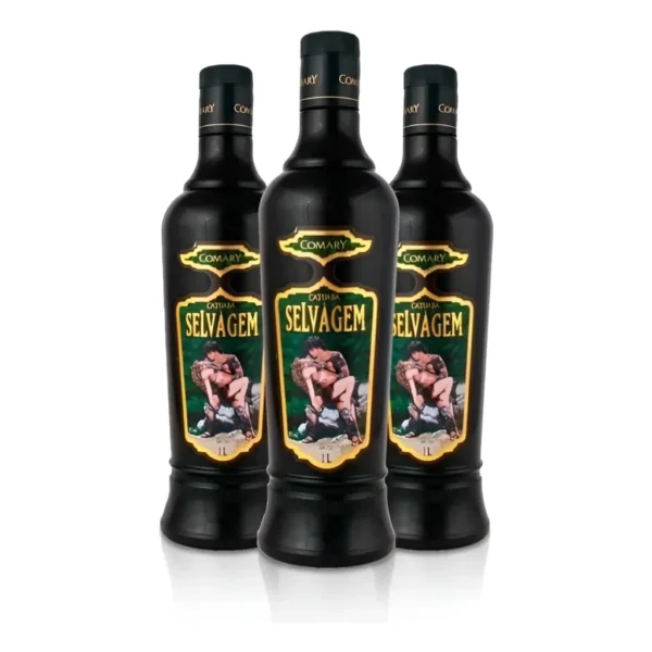 Comary Catuaba Selvagem Guaraná E Marapuama 900 L Kit 3 Garrafa Plástica