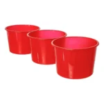 Kit 20 Copos Twister 500ml + 20 Baldes Pipoca 1,5l - Cinema Cor Vermelho