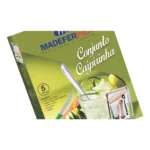 Conjunto Caipirinha Completo Kit 5 Peças Madefer Cor Marrom