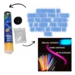 Kit Balada 130 Pçs Festa Neon Pulseira Óculos Tiara Gravata