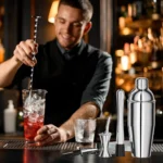 Kit 10 Barman Coqueteleira Boston 750 Ml Com Palete