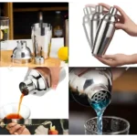 Kit Caipirinha Barman Coqueteleira Profissional Inox Drinks