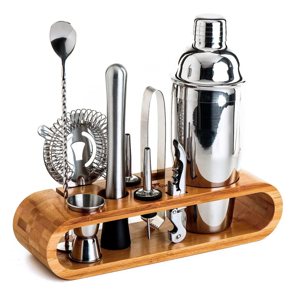 Kit Coqueteleira Inox Utensilios Barman Bar Para Caipirinha Kit Coqueteleira Inox Utensilios Barman Bar Para Caipirinha