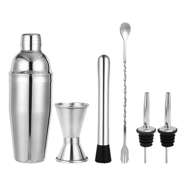 Conjunto De 6 Coqueteleiras Boston Profissionais, 750 Ml