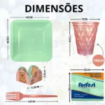 Kit 230 Itens Festa Aniversário Tema Personalizado Completo