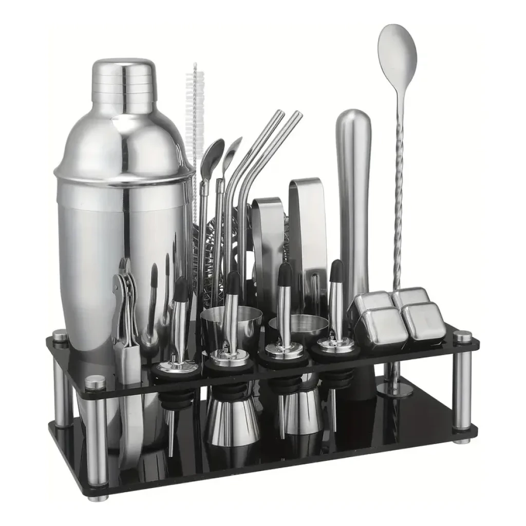 Kit Caipirinha Profissional 23 Peças Inox Coqueteleira 750ml Kit Caipirinha Profissional 23 Peças Inox Coqueteleira 750ml