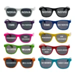 Kit 10 Óculos Noiva E Noivo Colorido Casamento Personalizado