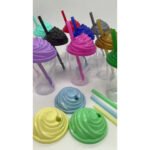 Twister 300ml Cristal Tampa Chantilly -15 Copos Completos