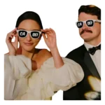 Kit 2 Óculos De Sol Casei Casamento Festa Noiva Noivo Balada