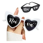 Kit 2 Óculos Escuro Para Casamento Noivo Noiva Casei Festa
