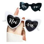Kit 2 Óculos Escuro Para Casamento Noivo Noiva Casei Festa