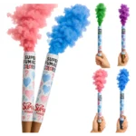 Kit 4 Bastão Fumaça Chá Revelação Azul Rosa Verde Lilás Show