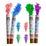 Kit 4 Bastão Fumaça Chá Revelação Azul Rosa Verde Lilás Show