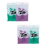 4 Tinta Pó Colorido Color Para Chá Revelação Chá Bebê Cor Verde E Roxo