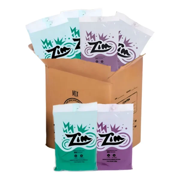 4 Tinta Pó Colorido Color Para Chá Revelação Chá Bebê Cor Verde E Roxo