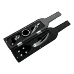 Kit Para Vinho 5 Peças Com Saca Rolha - Corta Lacre