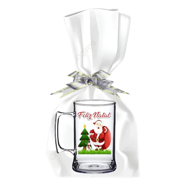 Kit Copo Caneca Personalizado Lembrancinha Natal 25 Unidades