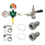 Kit Extração De Chopp Chopeira 1 Via Com Cilindro 3 Kgs Cor Cinza