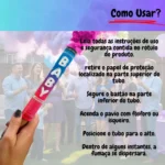 Kit Com 2 Fumaça Chá Revelação Bastão Baby Emotion Skyfest Cor Azul