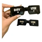 Kit 2 Óculos Europeu Noiva Noivo Nomes Casamento Festa