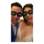 Kit 2 Óculos Europeu Noiva Noivo Nomes Casamento Festa
