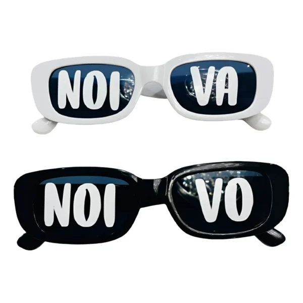 Kit 2 Óculos Personalizado Festa Retro Noivo Noiva Casamento