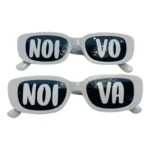 Kit 2 Óculos Personalizado Festa Retro Noivo Noiva Casamento