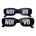 Kit 2 Óculos Personalizado Festa Retro Noivo Noiva Casamento