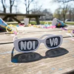 Kit 2 Óculos Festa Retro Noivo Noiva Casamento Personalizado