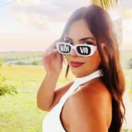 Kit 2 Óculos Festa Retro Noivo Noiva Casamento Personalizado