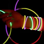Pulseiras Neon Kit 100 Festa Tubo Balada Formatura Fluorescente Led