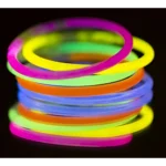 Pulseiras Neon Kit 100 Festa Tubo Balada Formatura Fluorescente Led
