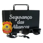 Maleta Segurança Das Alianças Pajem Óculos Distintivo Fone