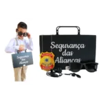 Maleta Segurança Das Alianças Pajem Óculos Distintivo Fone