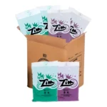 4 Tinta Pó Colorido Color Para Chá Revelação Verde Roxo Cor 2 Verde + 2 Roxo