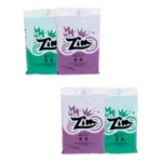 4 Tinta Pó Colorido Color Para Chá Revelação Verde Roxo Cor 2 Verde + 2 Roxo