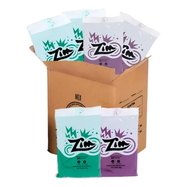 4 Tinta Pó Colorido Color Para Chá Revelação Verde Roxo Cor 2 Verde + 2 Roxo