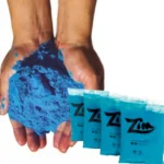 6 Tinta Em Pó Warna Pó Colorido Chá Revelação 3 Azul + 3 Rosa