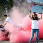 6 Tinta Em Pó Warna Pó Colorido Chá Revelação 3 Azul + 3 Rosa