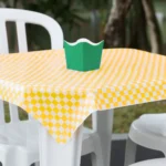 Kit Festa Toalhas Para Mesa Quadriculada Descartáveis 10 Un.